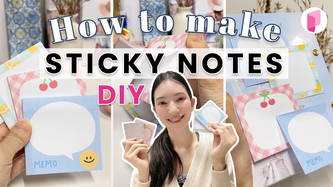 DIY How to make Sticky Notes - Tutorial
