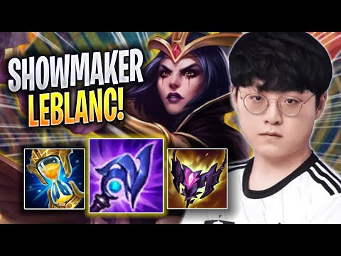 SHOWMAKER DESTROYING WITH LEBLANC! - DK ShowMaker Plays Leblanc MID vs Cassiopeia! | Season 2023