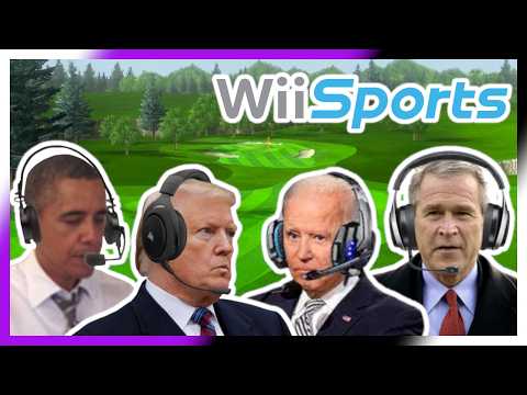 US Presidents Play Golf in Wii Sports