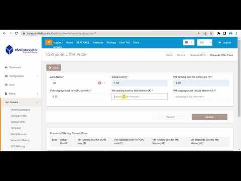 Compute Offering in StackBill CMP - Admin Panel