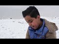 Iraqis flock to Sulaimaniya for rare snowfall - Video