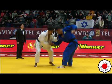 Judo Mens - Sami Chouchi vs Maruf Xidirov - U81 Grand Slam Tel Aviv 2022
