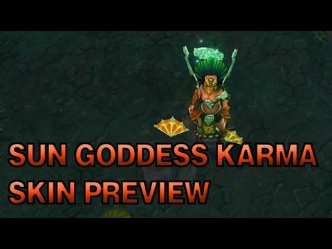Sun Goddess Karma Skin - Karma Rework - League of Legends
