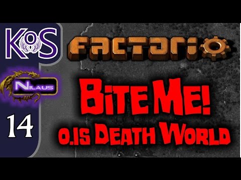 Factorio 0.15 Bite Me! Ep 14: SOLAR REVOLUTION - Death World COOP MP Gameplay, Let's Play