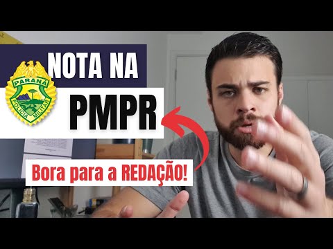 Nota na Objetiva da PMPR - Vamos para a Redação!