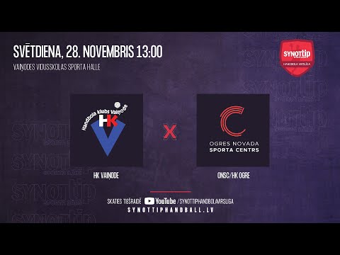 HK Vaiņode - ONSC/HK OGRE | SynotTip handbola virslīga 2021/2022