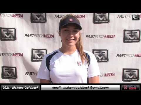 2021 Makena Goldbeck Committed University Hawaii Hilo SS, Pitcher Softball Skills Video Sonoma Stack