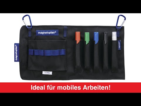 Artikelvideo 1 für magnetoplan Moderationstasche Action Wallet 8 Teile, Artikelnummer 172872