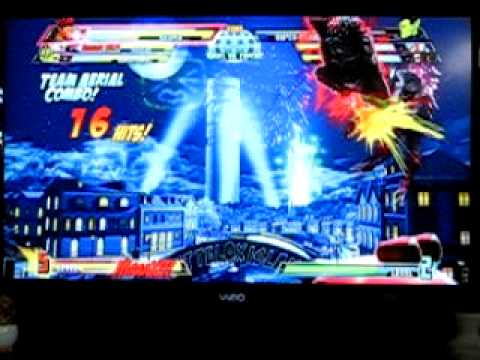Mvc3 Mike Haggar, Super Skrull, Akuma combo