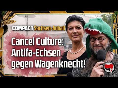 BSW-Festival: Antifa-Echsen gegen Wagenknecht! Video-Thumbnail von YouTube