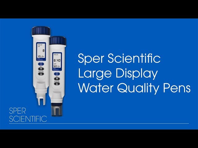 Large Display Water Quality Pens Demo