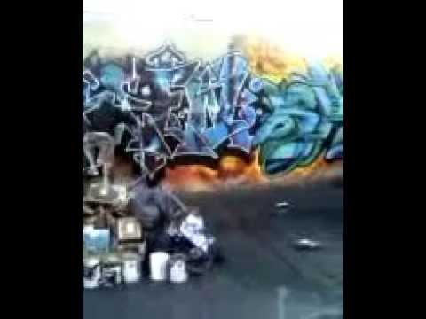 Rooftop Graffiti @ Dynamic Studios Kelowna bc