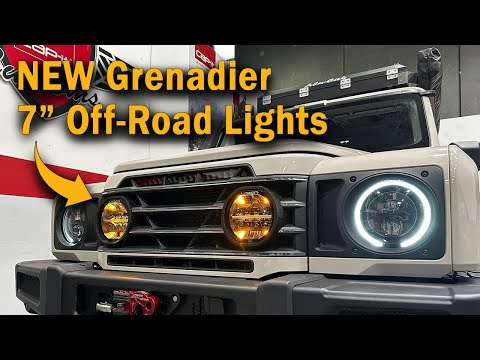INEOS Grenadier / Lazer Lamp 7" Off-Road Light Installation