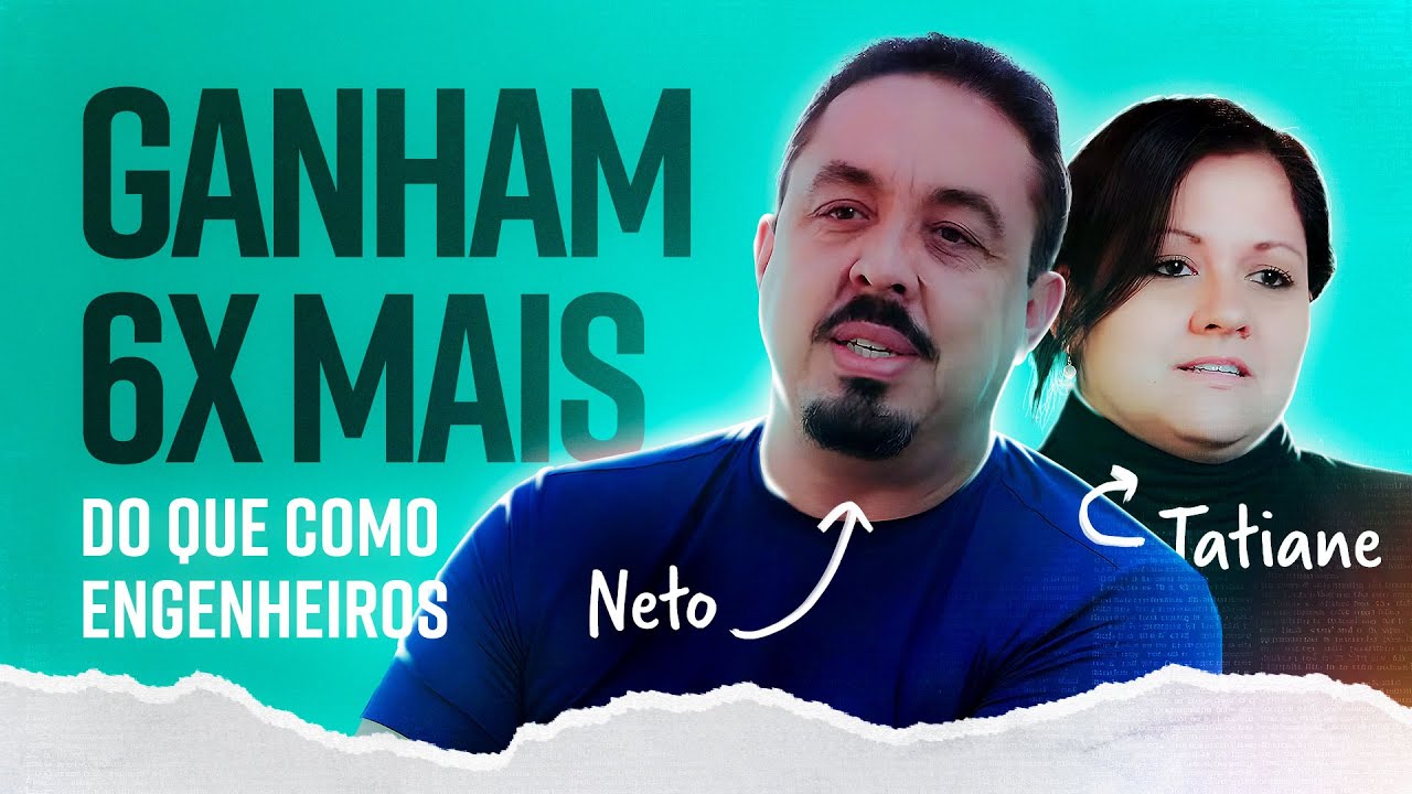 Hoje eles ganham 6x mais do que como engenheiros | Neto e Tatiane