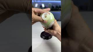 Bình Hút Lộc Ngọc Tự Nhiên Onyx Mbale Nguyên Khối Xanh Ngọc OX03