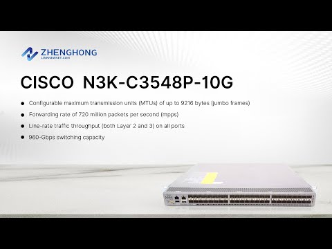 Cisco Nexus 3500 Series N3K-C3548P-10G Switch Display (On sales)