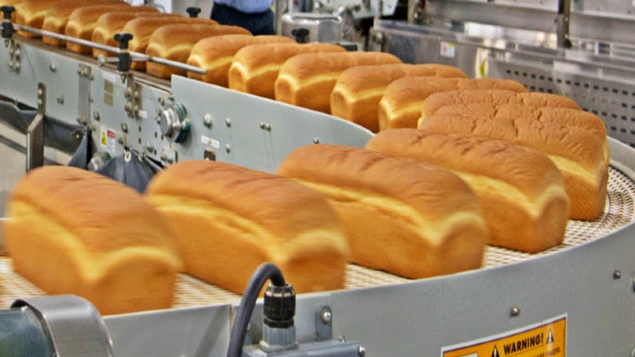 COMO se HACE el PAN de MOLDE industrial🍞| Como se HACE el PAN de MOLDE BIMBO