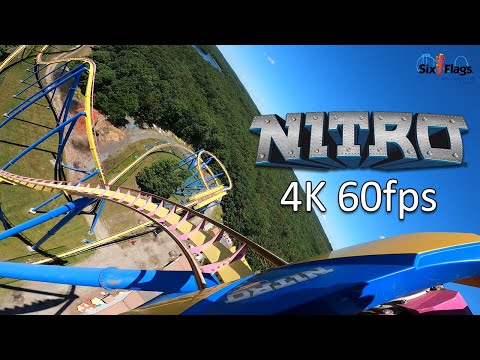 Official Nitro POV 2021 - 4K 60fps - Six Flags Great Adventure