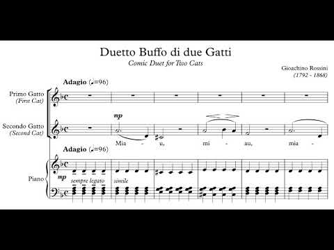 Gioacchino Rossini - Duetto buffo di due gatti