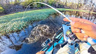 The Best Anti-Beer Barge Kayak | Spring Crappie Mission'