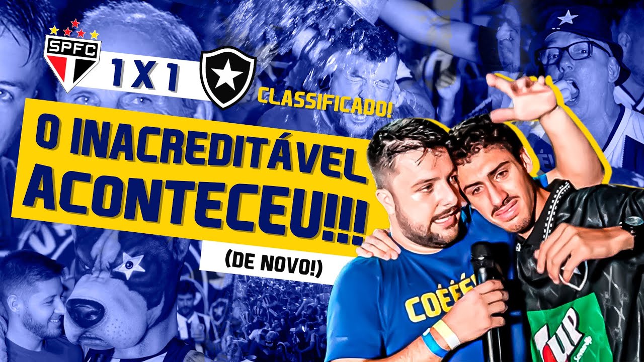 VÍDEO: Igor Rodrigues acompanha tensão e festa da torcida do Botafogo em General Severiano e ‘ganha’ até camisa do clube