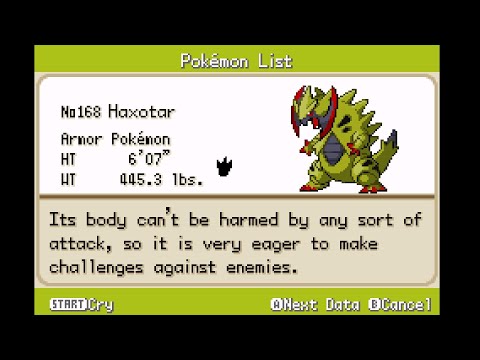Pokemon Charged Red (v1) Complete Pokedex