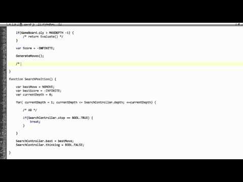 Programming A Chess Engine In Pure Javascript Part 41 - Search Implementation #2
