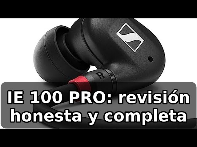 Vídeo relacionado con Sennheiser IE 100 PRO Auriculares Dinámicos de Monitorización Intraurales, Negro