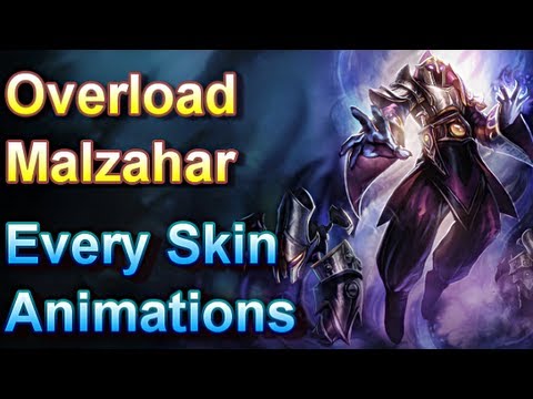 Overlord Malzahar - Every Skin Animations - League of Legends