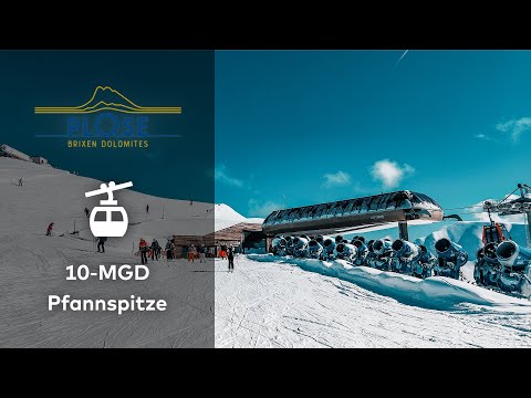 10-MGD Pfannspitze | Plose - Brixen | GoPro Timelapse 4K with GPS Data #dolomitisuperski