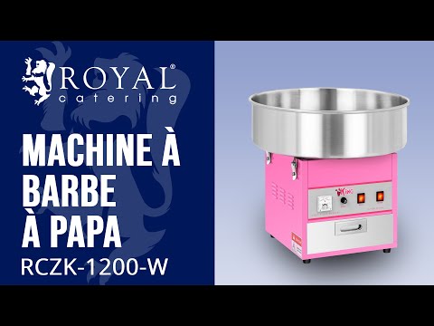 Vidéo - Machine à barbe à papa - 52 cm - 1 200 W