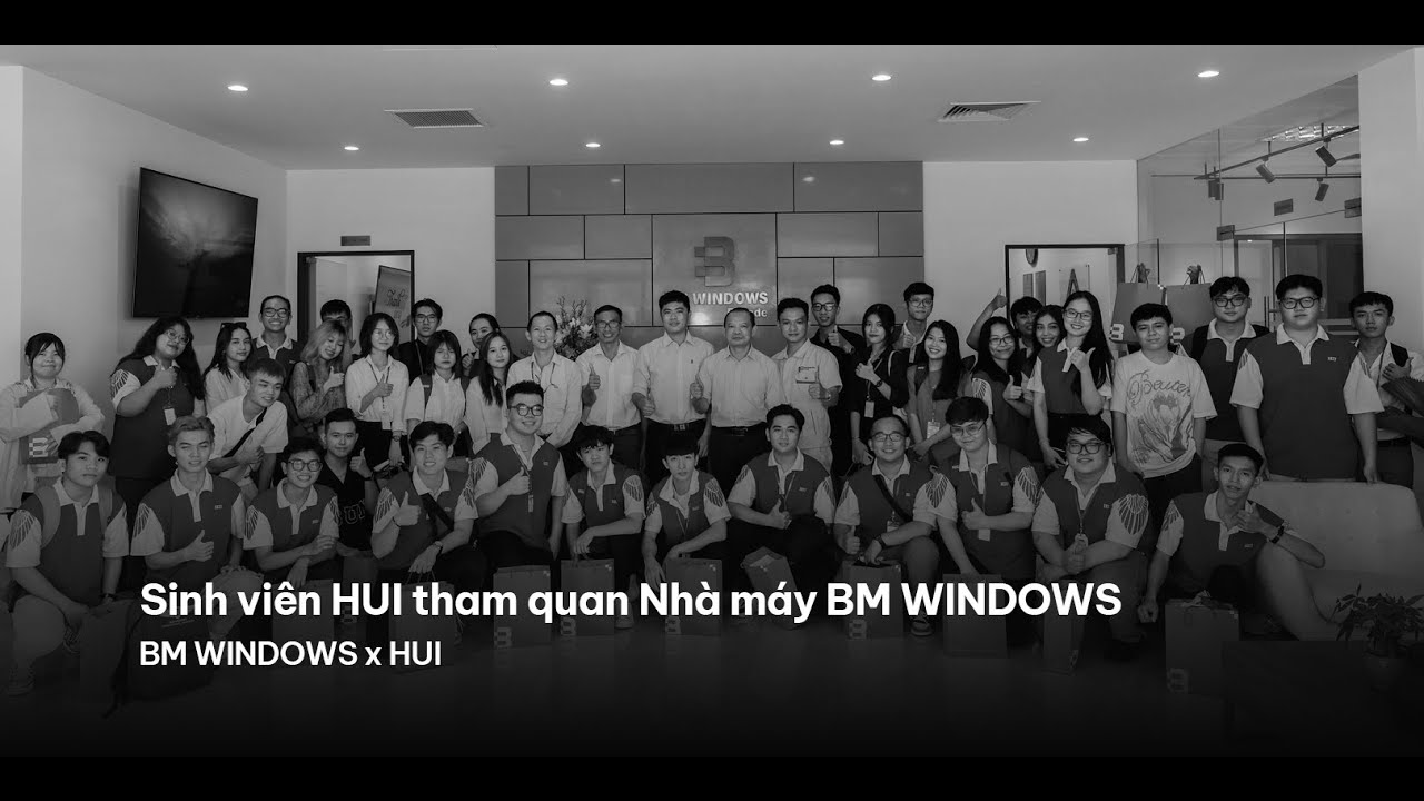Sinh viên Đại học Hồng Bàng tham quan Nhà máy BM WINDOWS
