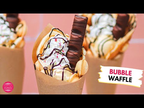 Hong Kong Bubble Waffle (bubble waffles)