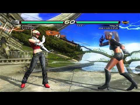 02 Lili Rochefort vs Christie  - Tekken 6 ( Uchiha x24 ) Gameplay Online  PS3