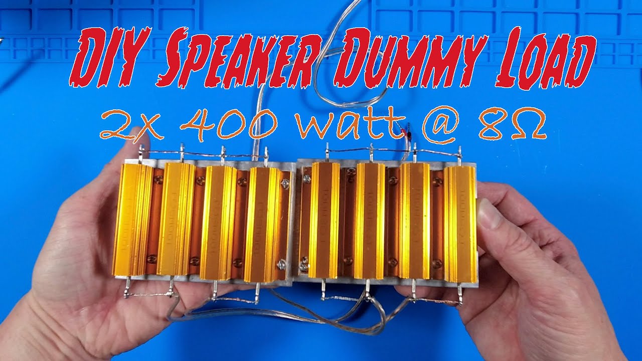 DIY 8Ω 400 Watt Speaker Dummy Load For Testing Audio Amplifiers
