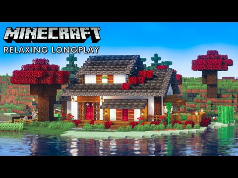 Minecraft Relaxing Longplay - Peaceful Building and Exploring (No Commentary) [1.19]