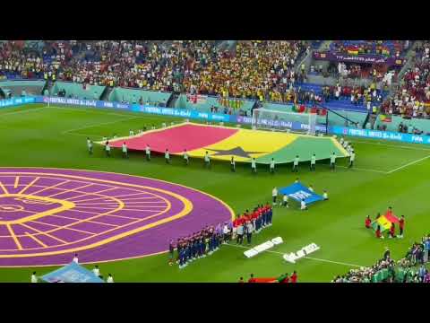 Ghana National Anthem "God Bless Our Homeland Ghana" at the 2022 FIFA World Cup.