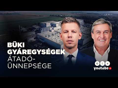 🔴 Magyar Péter és Kapitány István átadta a Nestlé büki gyárának új üzemegységeit