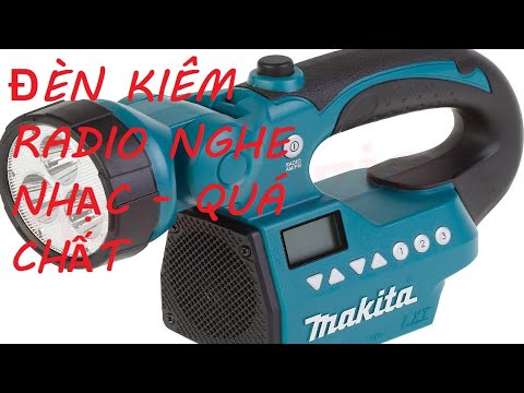 {REVIEW} ĐÈN DÙNG PIN KIÊM RADIO MAKITA DMR050/Makita DMR050 Torch and AM/FM Radio