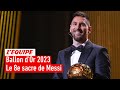 Lionel Messi sacré Ballon d'Or 2023