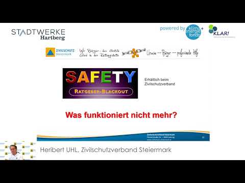 KLAR! Wirtschaftsregion Hartberg | 2. Webinar   BLACKOUT