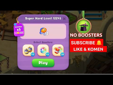 GARDENSCAPES SUPER HARD LEVEL 12245 NO BOOSTERS | MARI MAIN BERSAMA