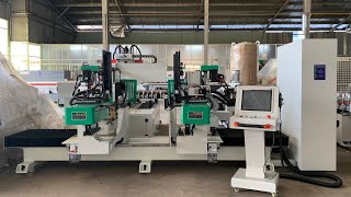 Hướng dẫn sử dụng máy làm mộng dương cnc 2 đầu Woodmaster WM-D200A