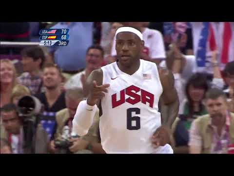 LeBron James' Clutchest Game 2012 Olympics USA
