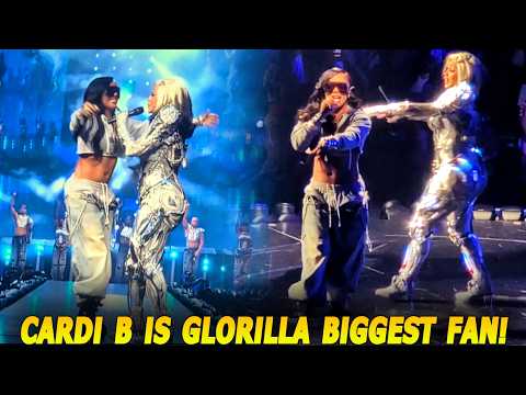 CARDI B RAPPING GLORILLA LYRICS Like SHE WROTE THEM (Surprise Pop Out in LA)
