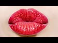 Beautiful Indian Dulhan Vertical Lips And Face Closeup Unseen Video