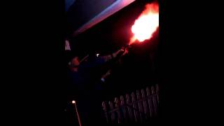 preview picture of video 'Draco AK-47 pistol muzzle flash, fire ball!'