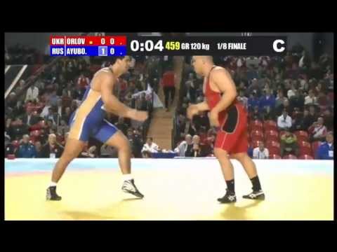 SEC-2013: 120 kg. Orlov (UKR) - Ayubov (RUS) 1/8