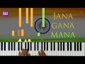 Jana Gana Mana | Piano Cover Easy Both Hands | Musical Empire | A tribute to India + MIDI