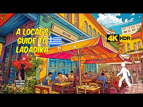 Thessaloniki's most vibrant area: Ladadika walking tour 4K HDR-captions & narration
